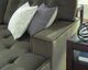 Signature Design by Ashley® Caspian-Town 2-Piece Olive Left-Arm Facing Sectional and Chaise-4
