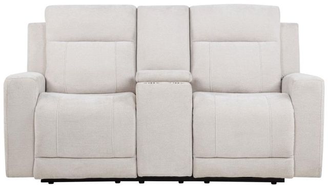 Coaster® Kennett Ivory Power Reclining Loveseat-1