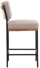 Furniture Classics Joanna Beige/Black Counter Stool-2