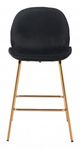 Zuo® Siena Black and Gold Set of 2 Counter Chair-1