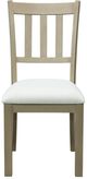 Ashley® Calmoro Gray/Off White Upholstered Dining Side Chair-3