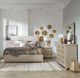 Liberty Furniture Belmar 4-Piece Silver Champagne/Washed Taupe Queen Upholstered Sleigh Bedroom Set-1
