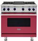 Viking® 7 Series 36" Valentine Pro Style Liquid Propane Gas Range-0