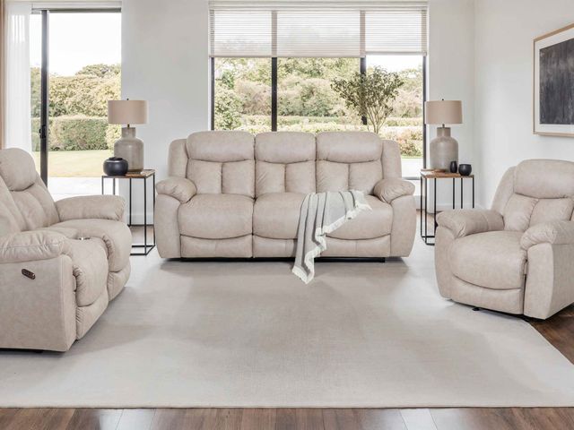 Hunter Stone Power Sofa, Loveseat, and Recliner Set-0