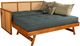 Kodiak Furniture Abaco Canton Aqua/Honey Twin Daybed with Pop Up and Mattresses-0
