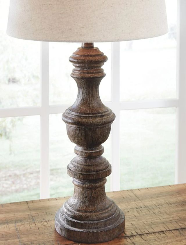 Signature Design by Ashley® Mair 2-Piece Antique Black Table Lamp-2