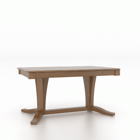 Canadel Customizable Gourmet 60" VR Trestle Base Dining Table -2