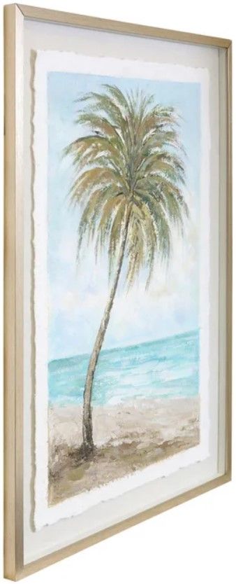 Stylecraft Solo Seaside Palm Framed Print-1