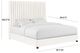 TOV Furniture Arabelle White King Upholstered Panel Bed-2