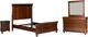 Liberty Furniture Industries Rustic Traditions 4-Piece Rustic Cherry Full Youth Panel Bedroom Set-0
