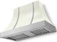 La Cornue CornuFé Cascade 44" Pure White Wall Mounted Range Hood with Satin Chrome Trim-0