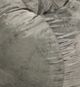 CordaRoy's® Original Gray Plush Fur Full Bean Bag Chair-3