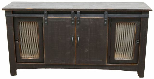 Million Dollar Rustic Midnight 70" Barndoor TV Stand-0