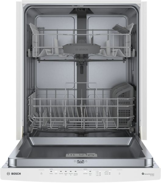 Bosch 300 Series 24" White Top Control Built In Dishwasher - Thumbnail 4