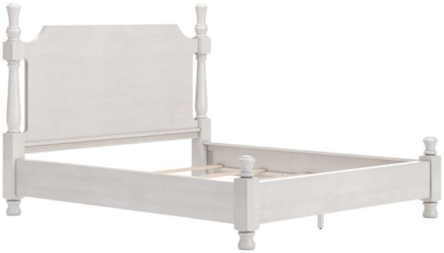 Signature Design by Ashley® Chadworth Antique White California King Poster Bed-0