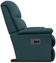 La-Z-Boy® Reed Arctic Blue Leather Power Rocking Recliner with Headrest and Lumbar-3
