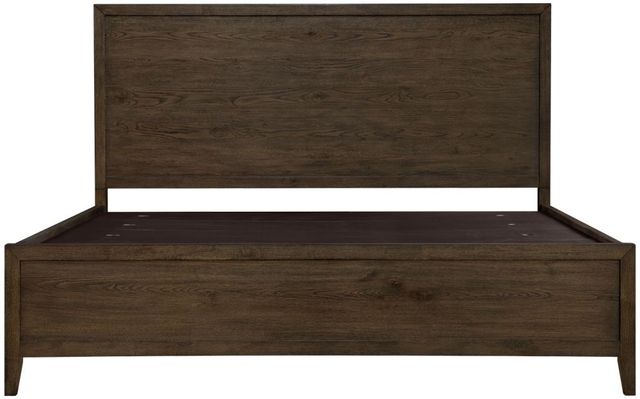 Intercon Norwich Dark Rustic Oak King Panel Storage Bed-3