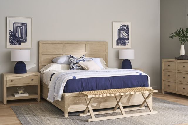 Universal Explore Home™ Oasis Beige Dockside Panel King Bed-1