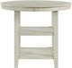 Elements International Amherst White Counter Dining Table-1