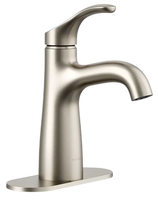 KOHLER® Simplice® Vibrant Brushed Nickel 1.0 GPM Single-Handle Bathroom Sink Faucet-0