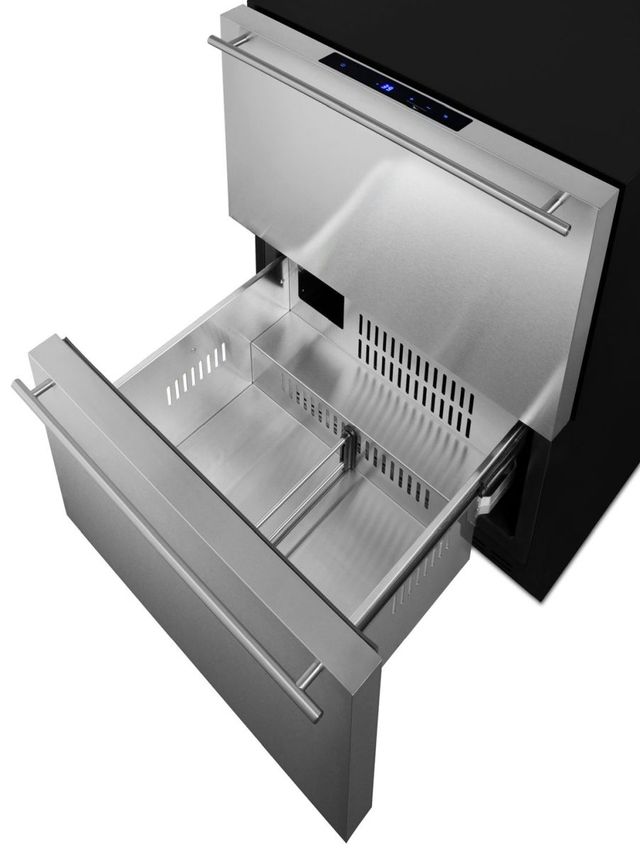 Summit® 24" Stainless Steel Outdoor Under The Counter Refrigerator -2