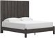 Signature Design by Ashley® Fraluna 4-Piece Charcoal King Bedroom Set-1