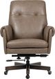 Hooker® Furniture Ready-Made Upholstery Lenora Rowe Chocolate Swivel Tilt Executive Chair-2