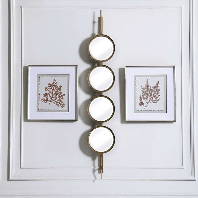 Uttermost® Button Gold Mirror-1