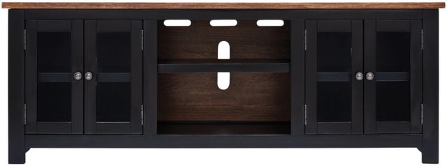 Signature Design by Ashley® Wildenauer Black/Brown TV Stand-1