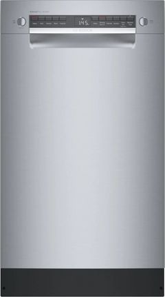 Bosch® 300 Series 18" Stainless Steel Front Control Built In Dishwasher
