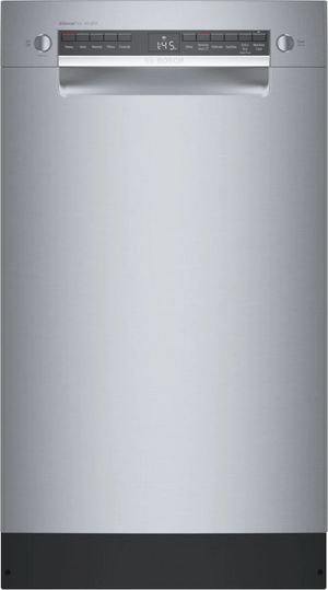 Bosch 300 Series 18" Stainless Steel Front Control Built In Dishwasher