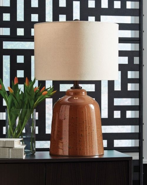 Signature Design by Ashley® Aaleahya Rust Table Lamp-2