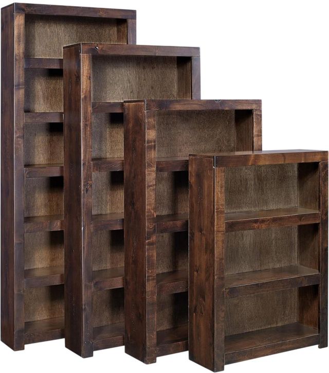 aspenhome® Contemporary Alder Tobacco 48" Bookcase-1