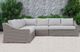 VIG Furniture Renava Pacifica 5-Piece Beige/Gray Outdoor Sectional Sofa Set with Coffee Table-4