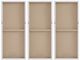 Olliix by Madison Park Sterling Mist 3 Piece Grey Hand Brush Embellished Canvas Set-3