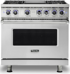 Viking® 7 Series 36" Stainless Steel Pro Style Liquid Propane Range