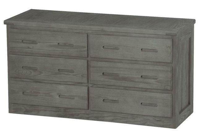 Crate Designs™ Furniture Graphite Dresser with Lacquer Finish Top Only-0
