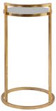 Uttermost® Cailin Mirrored Accent Table with Gold Base-4