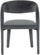 Four Hands Hawkins Charcoal Velvet Dining Chair-1