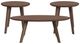 Elements International Theo 3-Piece Walnut Occasional Table Set-0