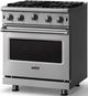 Viking® 5 Series 30" Stainless Steel Pro Style Natural Gas Range-2