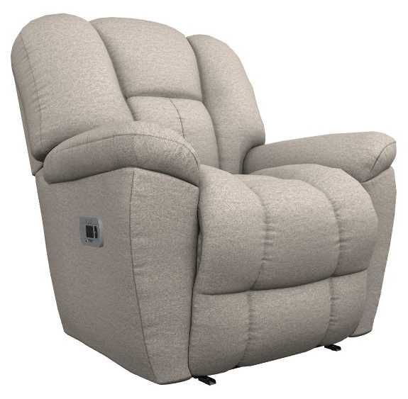 La-Z-Boy® Maverick Muslin Power Wall Recliner with Headrest and Lumbar-0