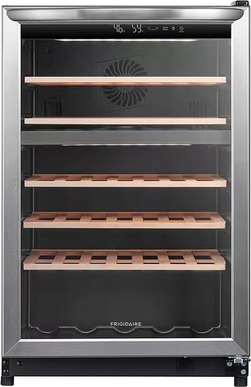 Frigidaire® 22" 4.4 Cu. Ft. Stainless Steel Two-Zone Wine Cooler-0