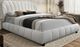 IFDC Beige/Creme Queen Arched Platform Bed-0