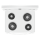 Cuisinière de 30 po, 4,8 pi³ - Blanc, 200938-2