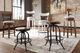 Signature Design by Ashley® Valebeck White Swivel Barstool-4