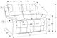 Monarch Specialties Inc. Blue Power Reclining Loveseat with USB Ports-2