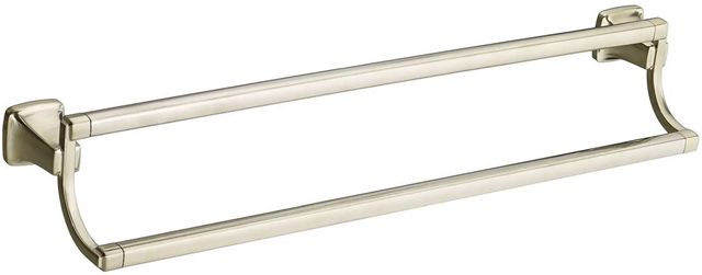 American Standard Townsend® Brushed Nickel 24" Double Towel Bar-0