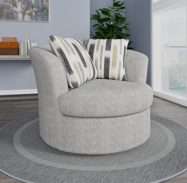 Emerald Home Myles Gray Swivel Chair-1