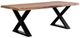 Porter International Designs Manzanita Natural Coffee Table with Black Metal Base-0